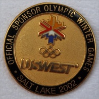 JEUX OLYMPIQUES DE SALT LAKE CITY  2002 - US WEST OFFICIAL SPONSOR OLYMPIC WINTER GAMES    -                (11) - Giochi Olimpici