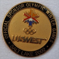 JEUX OLYMPIQUES DE SALT LAKE CITY  2002 - US WEST OFFICIAL SPONSOR OLYMPIC WINTER GAMES    -                (11) - Juegos Olímpicos