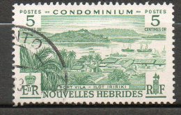 N HEBRIDES 5c Vert 1957 N°175 - Oblitérés