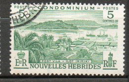 N HEBRIDES 5c Vert 1957 N°175 - Gebruikt