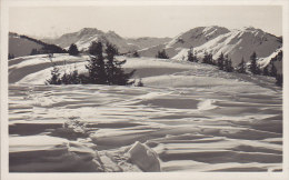 Austria PPC Ski-Paradies Saalbach Bärnkogel G. D. Gaisstein-Hochalmspitz SAALBACH PINZOAU 1936 Echte Real Photo (2 Scans - Saalbach