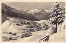 Austria PPC Nr. 14 Berwang M. Lechtaler Alpen Slogan "Aussferner Skiparadies" BERWANG 1938 Echte Real Photo (2 Scans) - Berwang