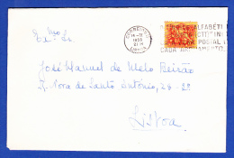 ENVELOPPE -- CACHET - CORREIOS II . LISBOA - 14.III.1958 - Lettres & Documents