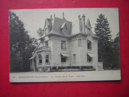 CPA  95   MONTLIGNON  LE CHATEAU DE LA TOUR   VOYAGEE1916 - Montlignon