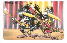 Germany  - K844  07/93 Telefonkartenagentur Walbröhl - Comic Birds - Vögel - Music - Gitarre - K-Series : Série Clients