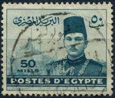 Pays : 160,31 (Egypte : Royaume (Farouk Ier)   Yvert Et Tellier N° :   215 (o) - Usati