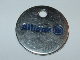 Jeton De Caddies - Allianz - Trolley Token/Shopping Trolley Chip