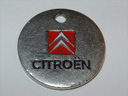 Jeton De Caddies - CITROEN - Trolley Token/Shopping Trolley Chip