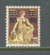 1915 SWITZERLAND OVERPRINT MICHEL: 127 MH * - Nuevos