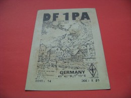 Germany  QSL Karte  DF1PA   Radio    04.4.1982     ( 14 ) - Radio