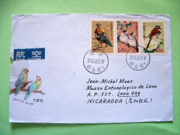 China 2012 Cover To Nicaragua - Birds - Brieven En Documenten