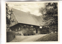 0-6400 SONNEBERG, Lutherhaus, Großformat 18,5 X 14 Cm, 1912, Rücks. Harmus Plüschbären-Werbung Messe Leipzig - Sonneberg