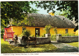 Traditional Cottage (Mountain Cottage), Bunratty Folk Park, Co. Clare - Ireland / Eire - Clare
