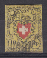 Nr 8 II, Michel = 130 € (X02252) - 1843-1852 Poste Federali E Cantonali