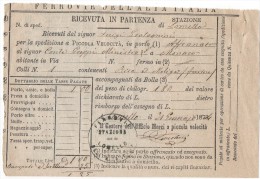 0129 - 2 Bollette Di Spedizione, Pacchi Postali Da Lomello (Pavia) A Monaco Del 31 Gennaio 1874.  Leggi.... - Service