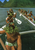 Groupe De Pirogue De Course - Tahiti