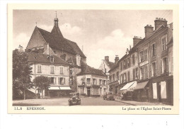 Epernon-La Place Et L'Eglise Saint Pierre-(A.2826) - Epernon