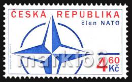 Czech Republic - 1999 - Czech Republic Entry To NATO - Mint Stamp - Nuovi