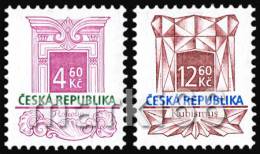 Czech Republic - 1997 - Definitive - Architectural Styles - Mint Stamp Set - Neufs