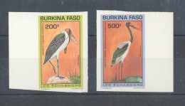 Burkina Faso - 1993 Storks Two Values IMPERFORATE MNH__(TH-3901) - Burkina Faso (1984-...)