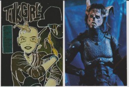 Comic Images 2 Promo Cards TANK GIRL Art 1995 - Altri & Non Classificati