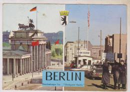 CPM BERLIN BRANDEBURG En 1967!! (voir Timbre Et Tampon Militaire Rare ) - Brandenburger Deur