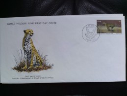 1976 WWF 009 South Africa - Cheetah (Mammal) (1 Of 4) - FDC
