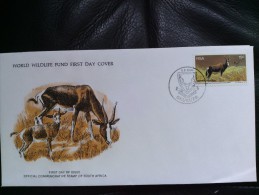 1976 WWF 010 South Africa - Zebra (Mammal) (4 Of 4) - FDC