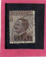 ITALY KINGDOM ITALIA REGNO BLP 1922 - 1923 CENT. 40 II TIPO USATO USED - Sellos Para Sobres Publicitarios