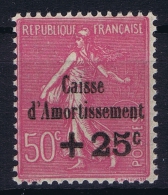 France 1929 Yvert 254  MNH/** /neuf - 1927-31 Cassa Di Ammortamento