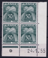 France Tax 88 Coin Date MNH/**  Hinge Is At Lower Border Not On The Stamps! - 1950-1959