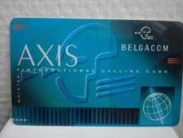 Axis Belgacom 2 Photo's Rare - [2] Prepaid & Refill Cards