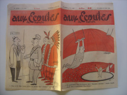 1953 AUX ECOUTES Du Monde Humour Caricature Cirque NITRO Indiens Mc Carthy CHEN CHEY ? - Humour