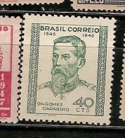 Brazil ** & Cent Nasc. Do General Ernesto Gomes Carneiro  1946  (451) - Nuevos