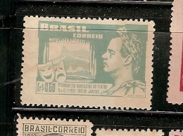 Brazil ** & 1º Congresso Brasileiro Do Teatro, Rio De Janeiro 1951 (496) - Ungebraucht