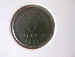 5 Pfennig 1922 - 5 Renten- & 5 Reichspfennig