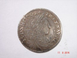 1/12 Ecu Du Dauphiné Au Buste Juvénile Louis XIV 1660 Z - Etat TB Et TTB - 1774-1791 Ludwig XVI.