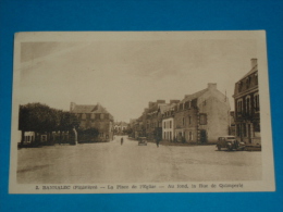 29) Bannalec N° 2 - La Place De L'eglise - Au Fond La Rue De Quimpérlé   -  Année1957  - EDIT- Nozais - Bannalec