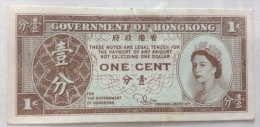 Hong Kong 1c Notes QEII - Hong Kong
