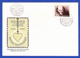 ENVELOPPE FDC - PADRE CRUZ, 1859-1959, PATER PAUPERUM -- 18.JUL.1960 - Postal Logo & Postmarks