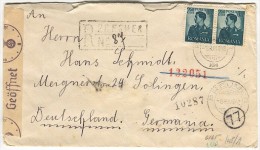 Romania, PREJMER, WW2, 1942. Registered, Germany Censorship - 2. Weltkrieg (Briefe)