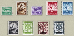 HUNGARY 1933 TRANSPORT Airmail PLANES - Rare Set MNH - Unused Stamps