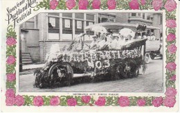 Portland Oregon, Rose Festival Parade Float Auto Theme, C1900s/10s Vintage Postcard - Portland