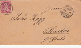 Suisse, St. Gallen To Grabs 1881 Cover - Brieven En Documenten