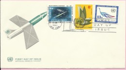 United Nations , New York, 1963., Cover - Airmail