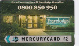 Paytelco, PYTH002, Travelodge (Tel. 0800 850 950), Mint, 2 Scans.  3PTHA - [ 4] Mercury Communications & Paytelco