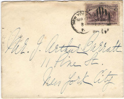 STATI UNITI - UNITED STATES - USA - US - 1893 - 2 Cent Landing Of Columbus - Viaggiata Da New York Per New York - Cartas & Documentos
