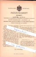 Original Patent - August Scheingraber In Kitzingen  , 1905 , Durchsichtiger Deckel  !!! - Kitzingen