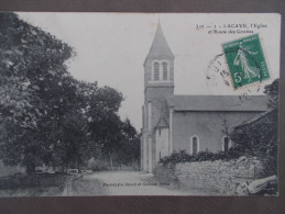 46 - LACAVE - Eglise Et Route Des Grottes. - Lacave