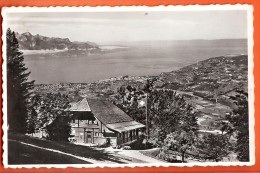 AGG3-10 Restaurant Des Pléiades Sur Vevey Blonay.  Vue Sur  Le Lavaux.  Cachet Les Pléiades Pour Cugy, - Cugy